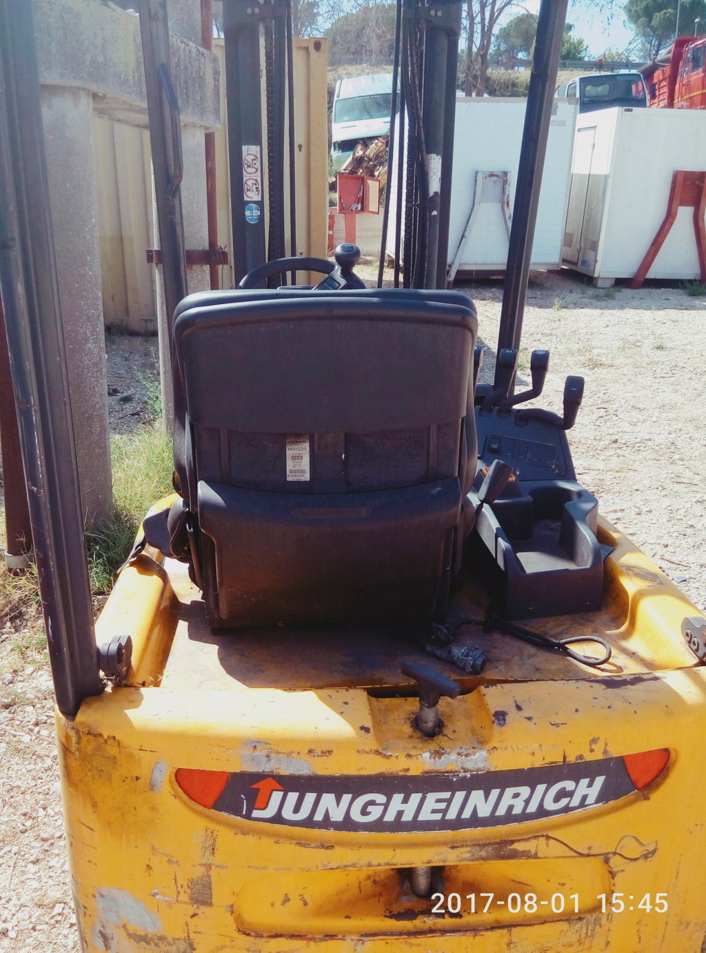 particolare | Jungheinrich EFG-DH ac 15 - usato | muletto | carrello elevatore | attrezzatura da lavoro | Pomili Demolizioni Speciali srl