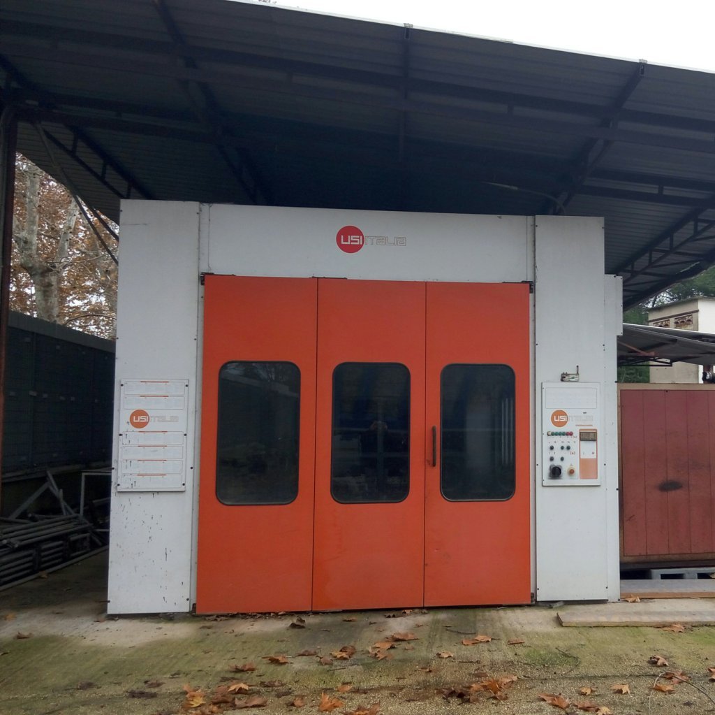 cabina di verniciatura + impianto di depurazione