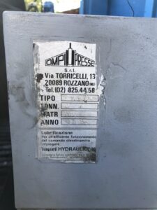 Pressa orizzontale per rifiuti OMPI