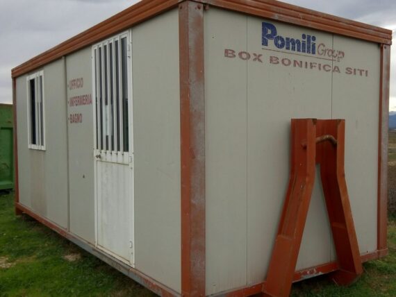 Box bonifica siti | Container | Lamierati | Strutture mobili | Usato garantito | Pomili Demolizioni Speciali srl