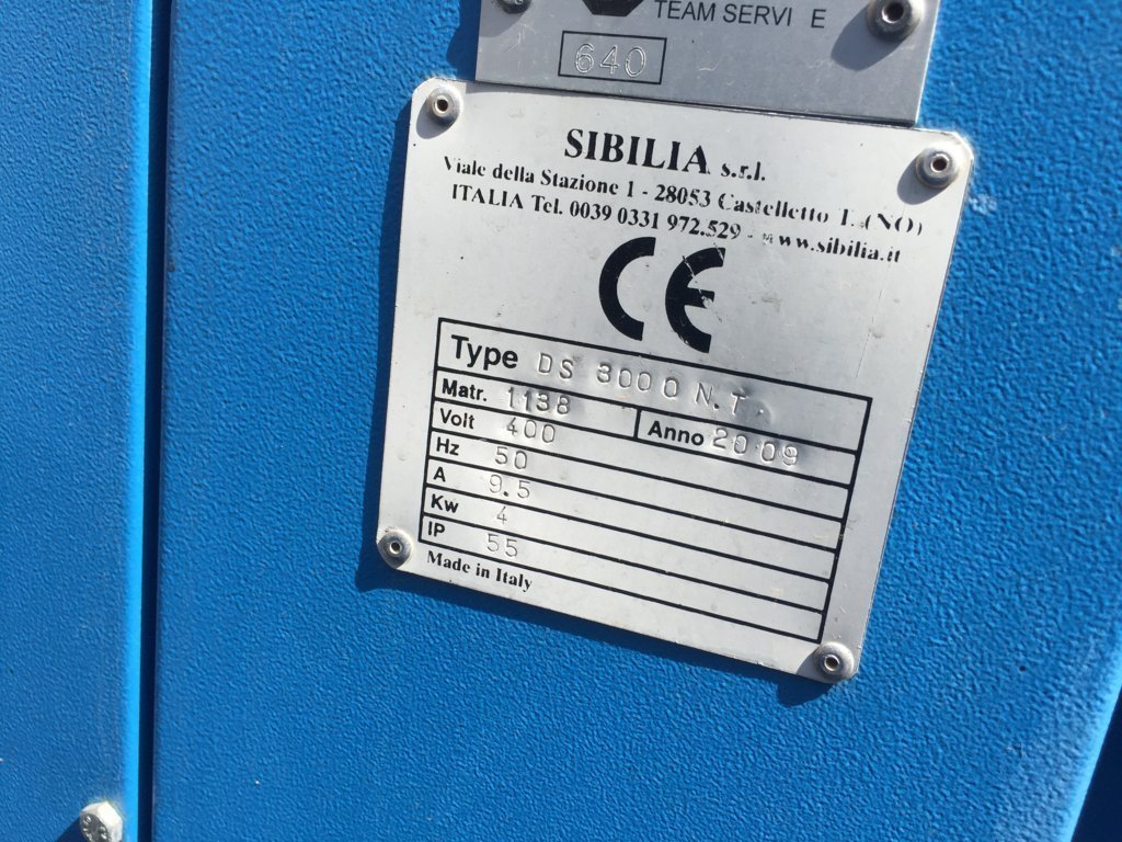 Aspiratore Sibilia DS 3000 NT
